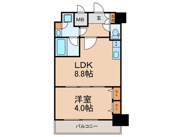 スプランディッドⅦの物件間取画像